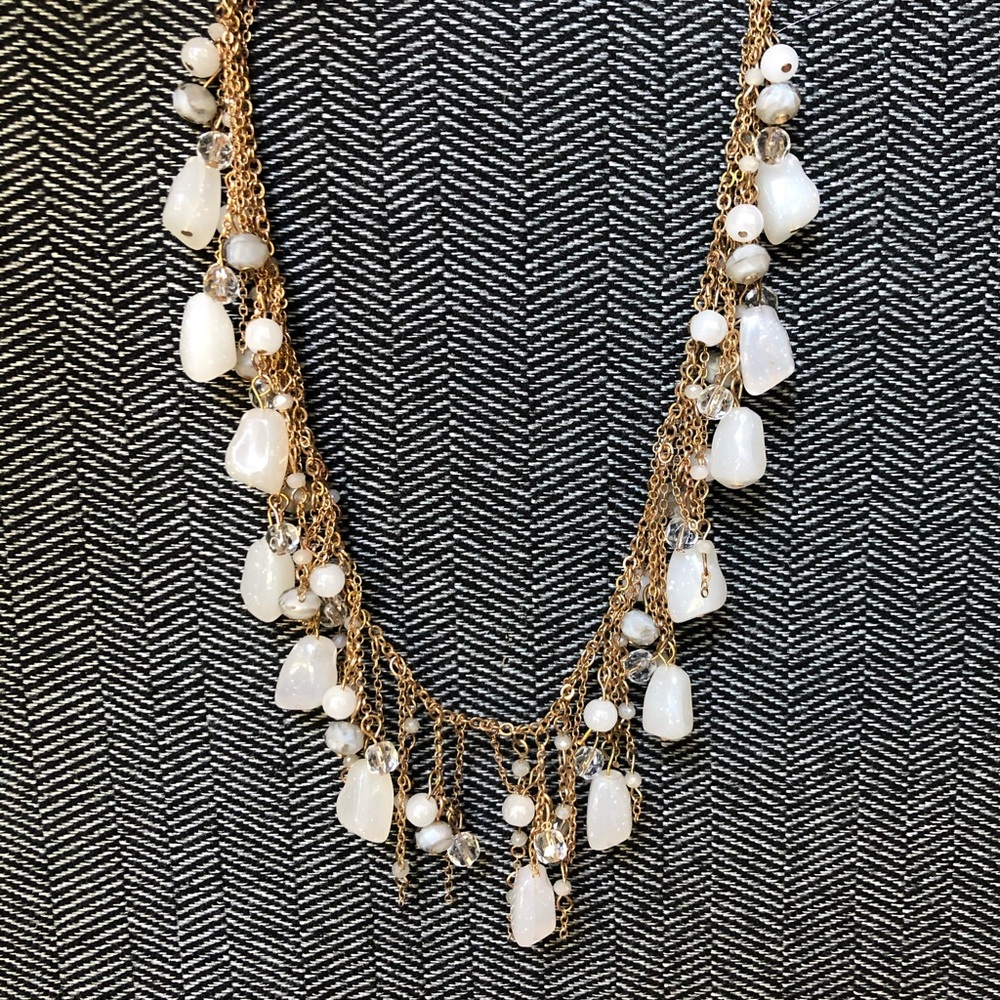 Delicate Opal & Gem Necklace